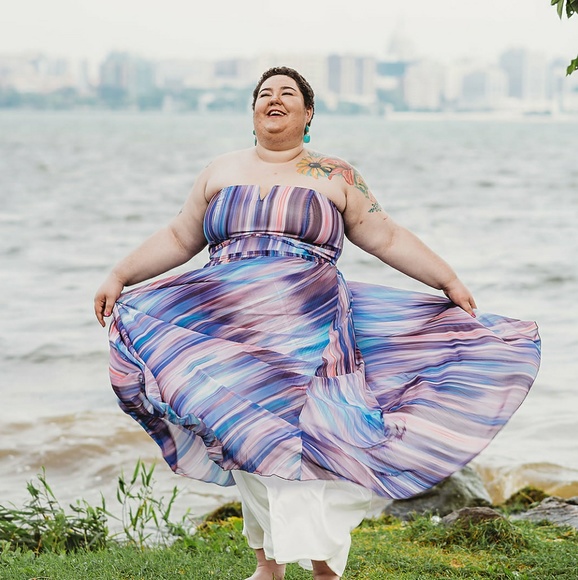 City Chic Strapless Formal Dress - Picture 1 of 1